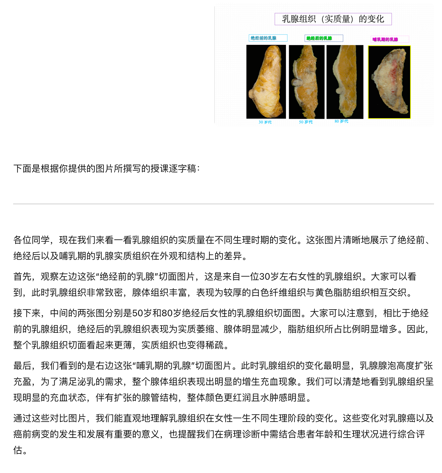 ChatGPT提供的逐字稿